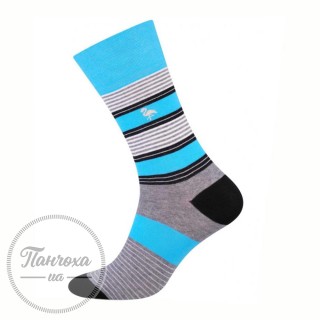 Шкарпетки чоловічі MORE 079 (TUESDAY) р.39-42 сіро-блакитний