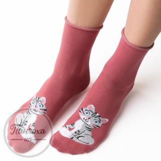 Шкарпетки жіночі STEVEN 099 (котик)