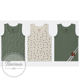 Майка для мальчиков BAYKAR 2514 110-116 хаки 