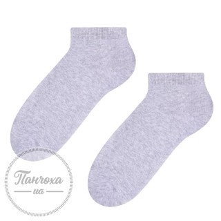 Шкарпетки жіночі STEVEN 052 (гладкі) р.35-37 Сірий меланж