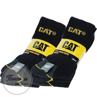 Шкарпетки чоловічі CAT P393 REAL WORK (3 пари) p.41-45 Чорний
