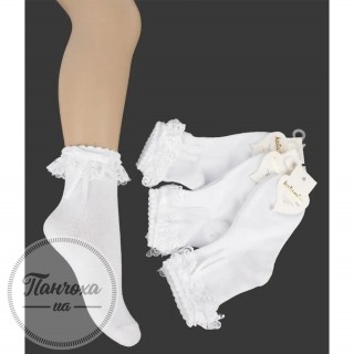 Шкарпетки для дівчат KATAMINO К22181 р.26-28 (3-4 роки) Білий