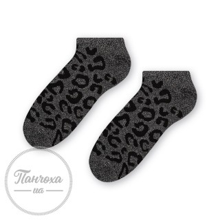 Шкарпетки жіночі STEVEN 066 (плями/короткі) р.35-37 Срібний люрекс