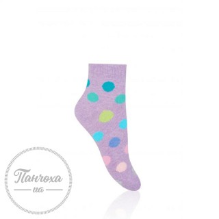 Шкарпетки дитячі STEVEN 004 (кольоровий горох) р.29-31 фіолетовий