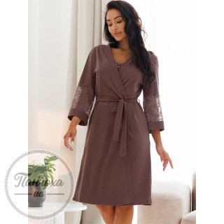 Халат женский ROKSANA 1763 p.L Коричневый