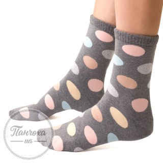 Шкарпетки жіночі STEVEN 123 (великий горох) 