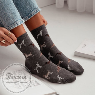 Носки Женские MILENA (PSY) p.37-41 серый