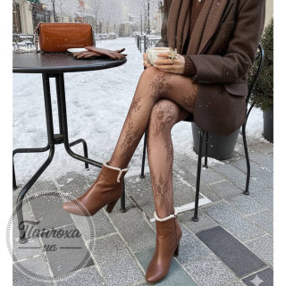 Колготки женские PANNA (кружево Лолита) p.1/2 Chocolate