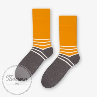 Шкарпетки чоловічі MORE 079 (TWO-COLORS -KOLOROWE) р.43-46 помаранч-сірий