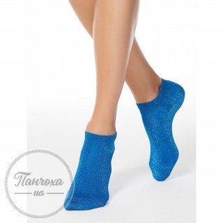 Шкарпетки жіночі CONTE ACTIVE (короткі,люрекс) 18С-3СП, р.23, 000 Синій