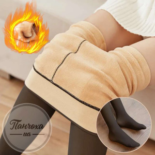 Колготки женские на флисе MINIMI W519 p.3XL/6XL