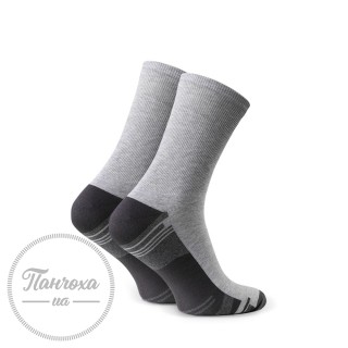 Шкарпетки чоловічі STEVEN (Спорт 6) 057 р.44-46 св.сірий-сірий