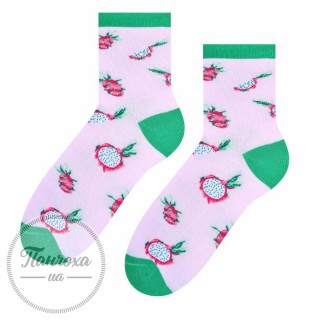 Шкарпетки жіночі STEVEN 159 (дракон фрукт) р.35-37 св.рожевий