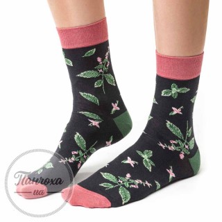 Шкарпетки жіночі STEVEN 017 (MIĘTĘ) р.35-37 темно-сірий