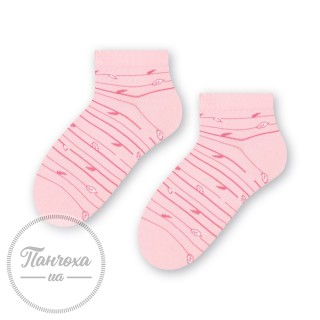 Шкарпетки дитячі STEVEN 004 (смужки) р.26-28 рожевий