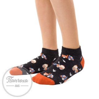 Шкарпетки дитячі STEVEN 004 (транспорт) р.26-28 Темно-сірий