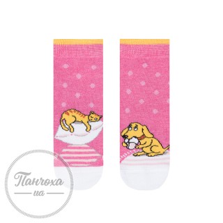 Шкарпетки дитячі CONTE Веселі ніжки 17С-10СП, р.12, 334 Рожевий