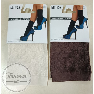 Шкарпетки жіночі MURA PIZZO FIORI CALZINO C4315 p.36-40 Perla