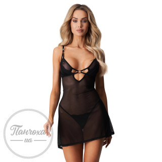 Комбинация женская и стринги OBSESSIVE ALLIANE p.L / XL черный