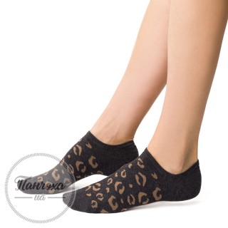 Шкарпетки жіночі STEVEN 021 (плями) р.38-40 темно-сірий