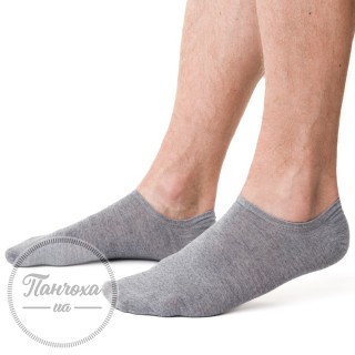 Шкарпетки чоловічі STEVEN 130 (ультракороткі) р.44-46 світло-сірий