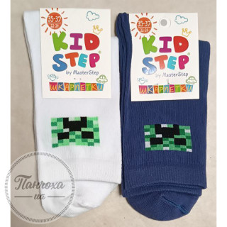 Носки Детские Master Step 0038 (Minecraft) р. 26-28 (16-18) Белый