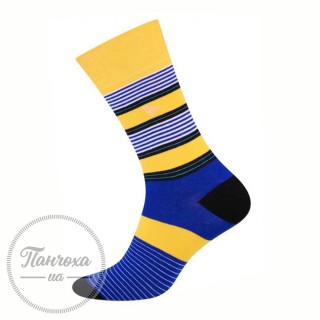 Шкарпетки чоловічі MORE 079 (TUESDAY) р.39-42 жовто-синій
