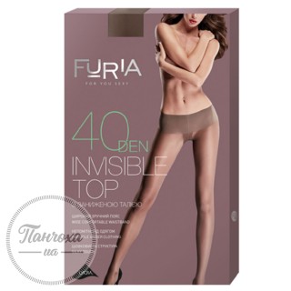 Колготки жіночі DUNA FURIA 1213/ INVISIBLE TOP 40, р.4, Mocco (мокко)