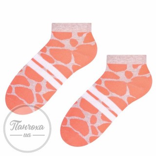 Шкарпетки жіночі STEVEN 114 (плями1) р.35-37 бежевий-помаранчевий