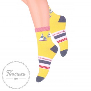 Шкарпетки для хлопців STEVEN 014 (парус) р.29-31 жовтий