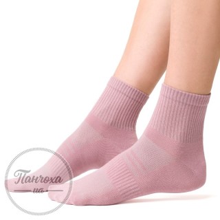 Шкарпетки жіночі STEVEN 026 (однотонні) р.38-40 темно-рожевий