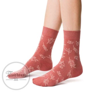 Шкарпетки жіночі STEVEN 017 (GAŁĄZKI) р.35-37 темно-рожевий