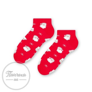 Шкарпетки чоловічі STEVEN 136 (Санта) р.44-46 червоний