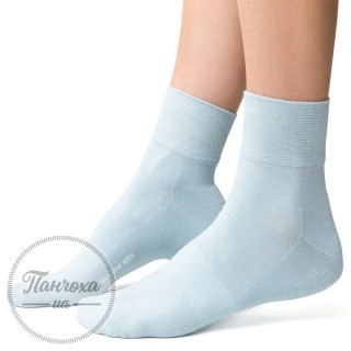 Шкарпетки жіночі STEVEN 040 (однотонні) р.38-40 Блакитний