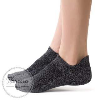 Шкарпетки жіночі STEVEN 050 (люрекс-сітка) р.35-37 Чорний