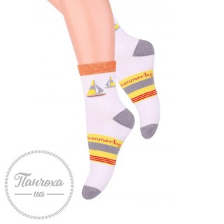 Шкарпетки для хлопців STEVEN 014 (парус) р.29-31 білий