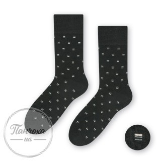 Шкарпетки чоловічі STEVEN SUITLINE 056 (wzory2) р.39-41 темно-сірий
