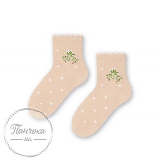 Шкарпетки дитячі STEVEN 033 (горох/квіточка)
