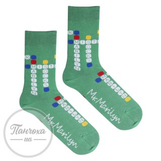 Шкарпетки чоловічі MARILYN (MEN SCRABBLE) р.40-45 Green