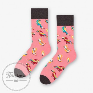 Шкарпетки жіночі MORE 078 (PARROTS) р.35-38 Рожевий