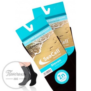 Шкарпетки жіночі STEVEN 012 (Sea Cell) р.36-38 Чорний