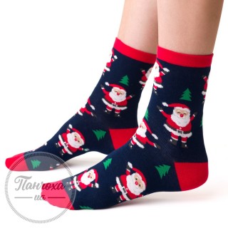 Шкарпетки жіночі STEVEN 136 (Дід Мороз)