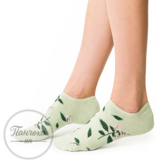 Шкарпетки жіночі STEVEN 017 (MIĘTĘ) (короткі) р.35-37 салатовий