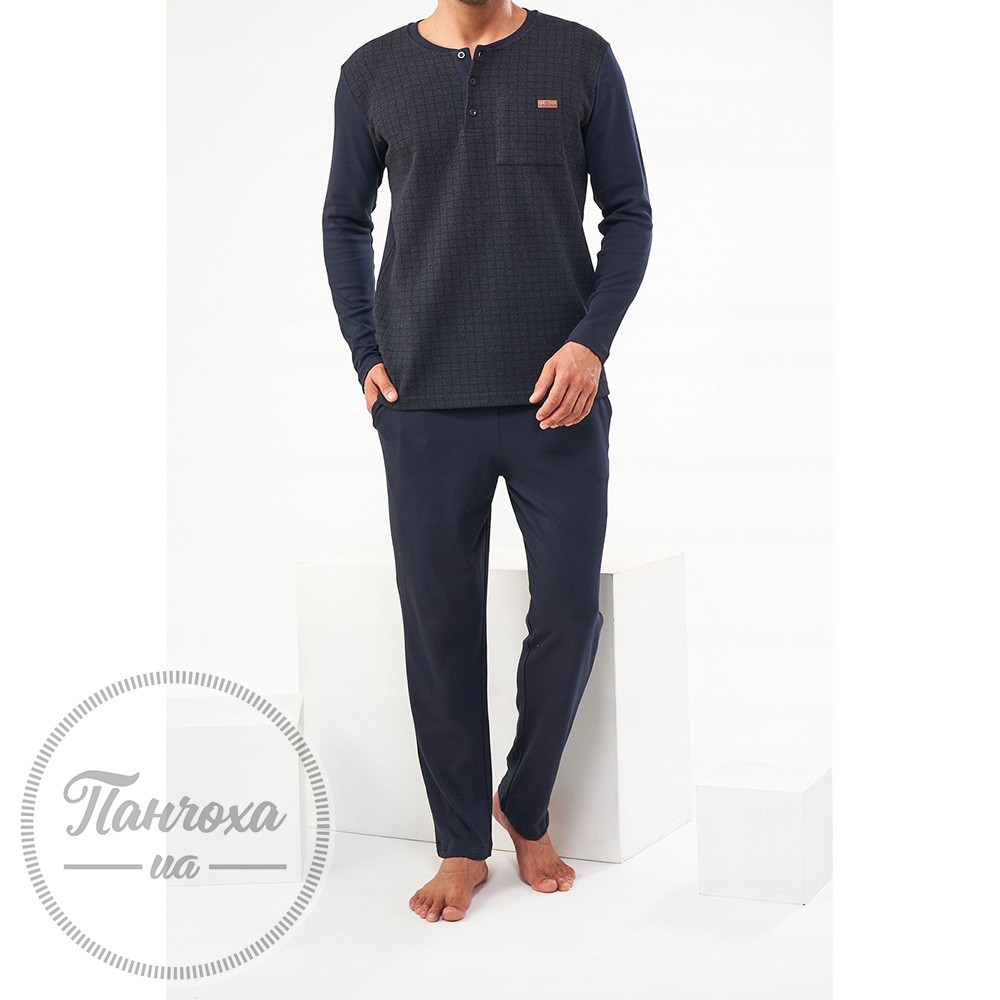 Піжама чоловіча ROSSLI 22606/MGRAS1 p.XXL Темно-синій Піжама чоловіча ROSSLI 22606/MGRAS1 p.XXL Темно-синій