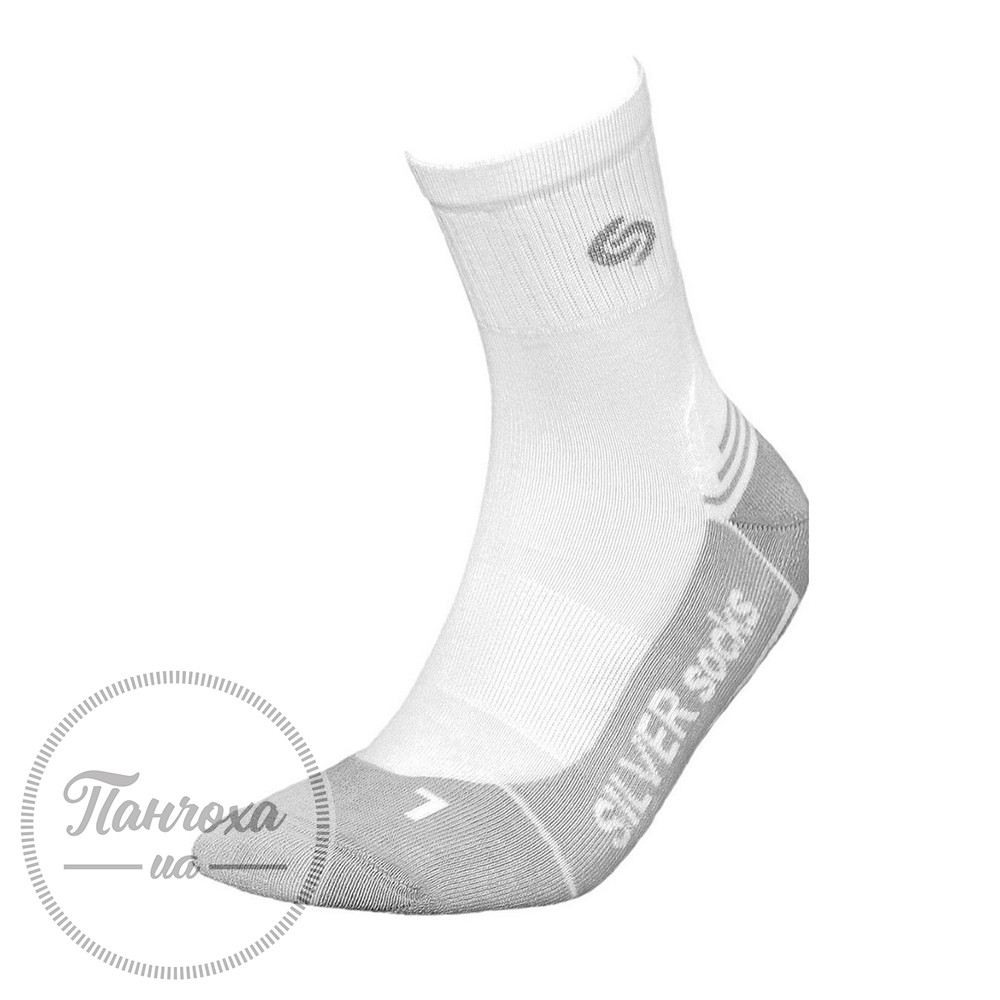 Шкарпетки чоловічі INMOVE Runner Silver р.41-43 Білий-сірий Шкарпетки чоловічі INMOVE Runner Silver р.41-43 Білий-сірий
