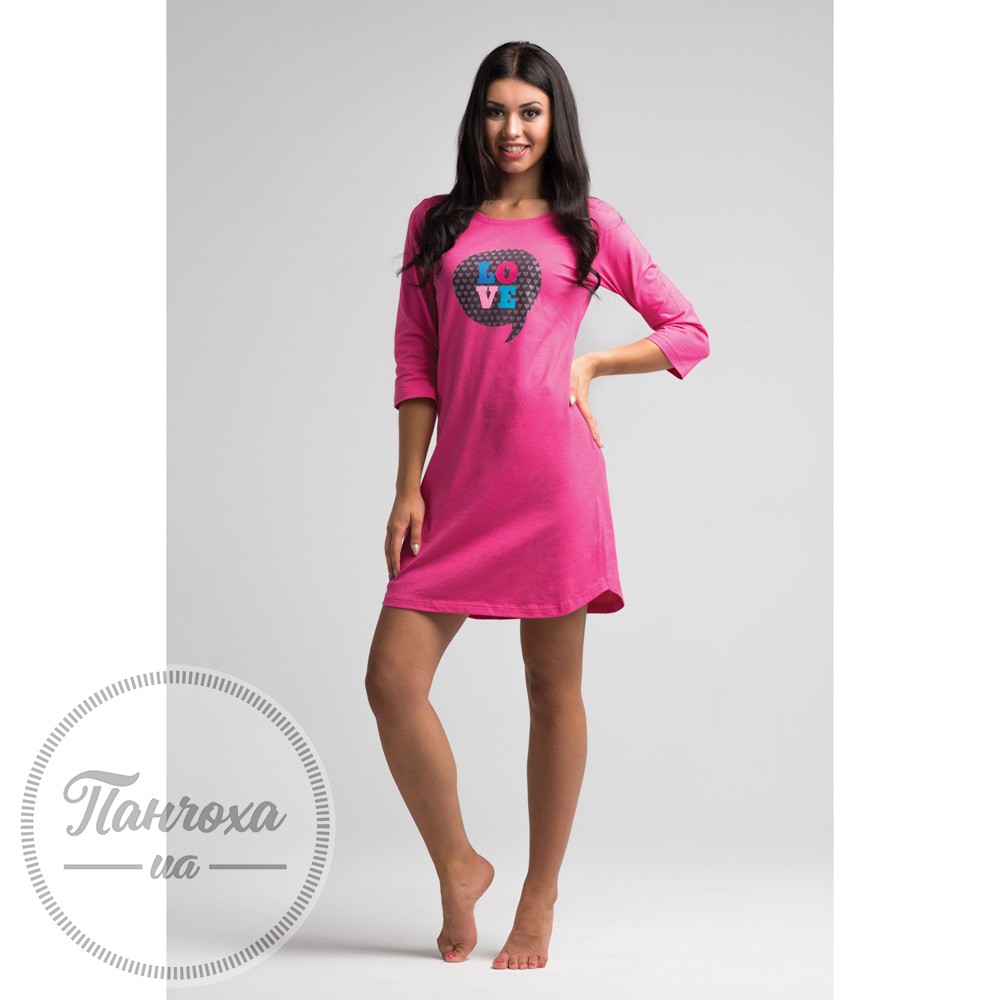 Ночная рубашка женская ROSSLI SAL-ND-2001 р.S Малиновый Ночная рубашка женская ROSSLI SAL-ND-2001 р.S Малиновый