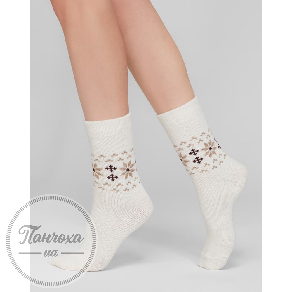 Шкарпетки жіночі LEGS WOOL W14 р.36-40 Milk
