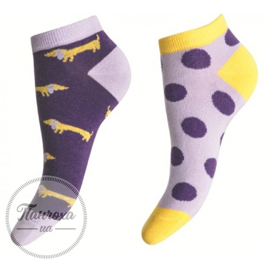 Носки женские Интуиция 186 (2 пары) р.23-25 Фиолет Носки женские Интуиция 186 (2 пары) р.23-25 Фиолет