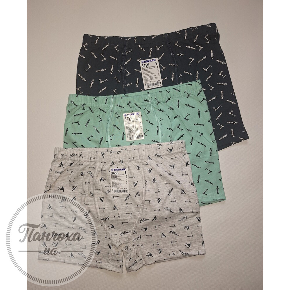 Трусы для парней BAYKAR 3456 р. 146-152 Темно-серый Трусы для парней BAYKAR 3456 р. 146-152 Темно-серый
