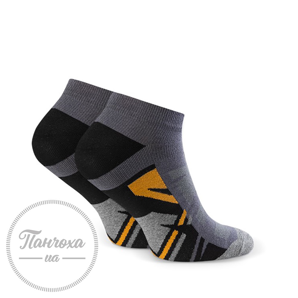 Шкарпетки чоловічі STEVEN 101 (sport5) р.38-40 сірий-помаранч